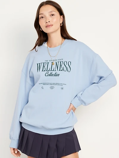 SoComfy Oversized Graphic Sweatshirt