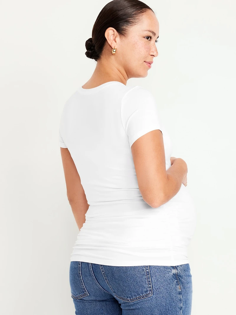 Maternity Crew-Neck T-Shirt