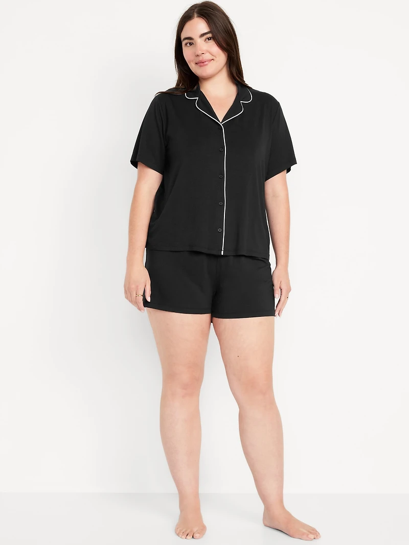 Sunday Sleep Knit Jersey Short Set