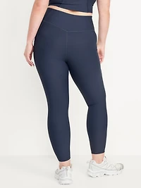 High-Waisted PowerSoft Ribbed Pocket Leggings