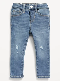High-Waisted Rockstar 360° Stretch Frayed-Hem Jeggings for Toddler Girls