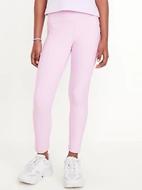 High-Waisted PowerSoft 7/8-Length Side-Pocket Leggings for Girls