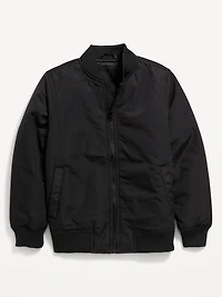 Zip-Front Bomber Jacket for Boys
