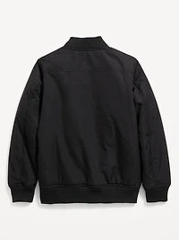 Zip-Front Bomber Jacket for Boys
