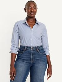 Slim Button-Down Striped Shirt