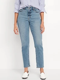 Curvy High-Waisted OG Straight Ankle Jeans
