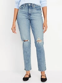 Curvy High-Waisted OG Straight Ankle Jeans