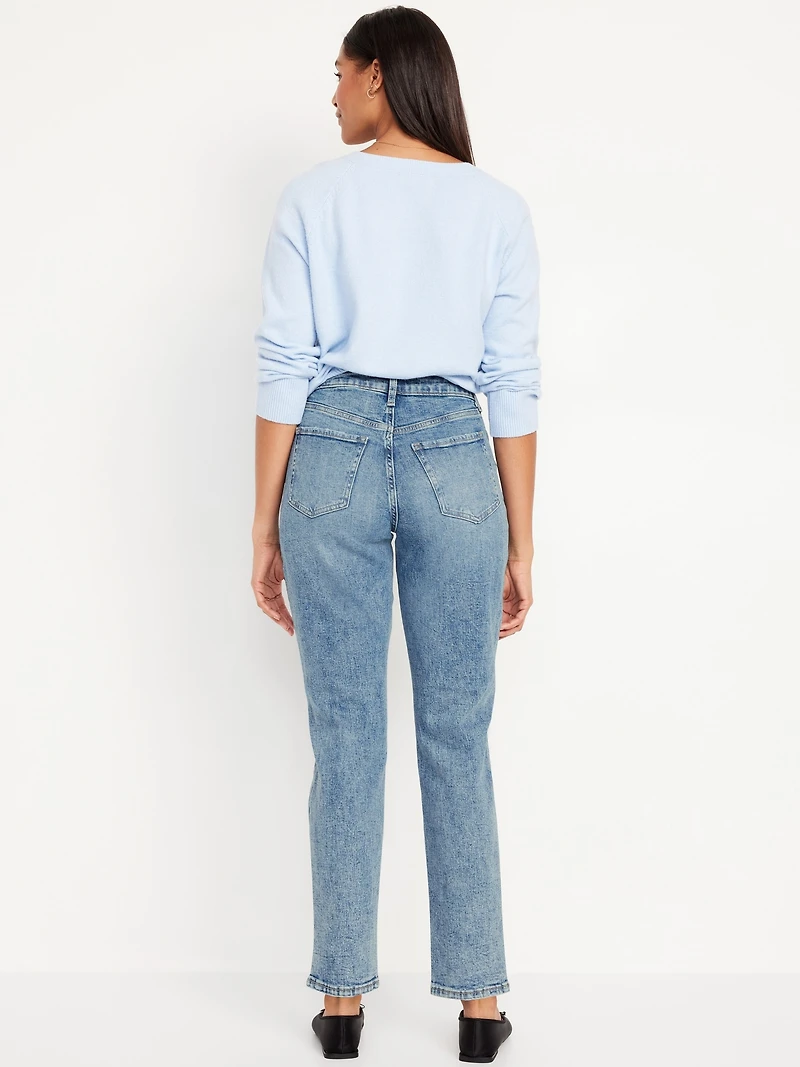Curvy High-Waisted OG Straight Ankle Jeans