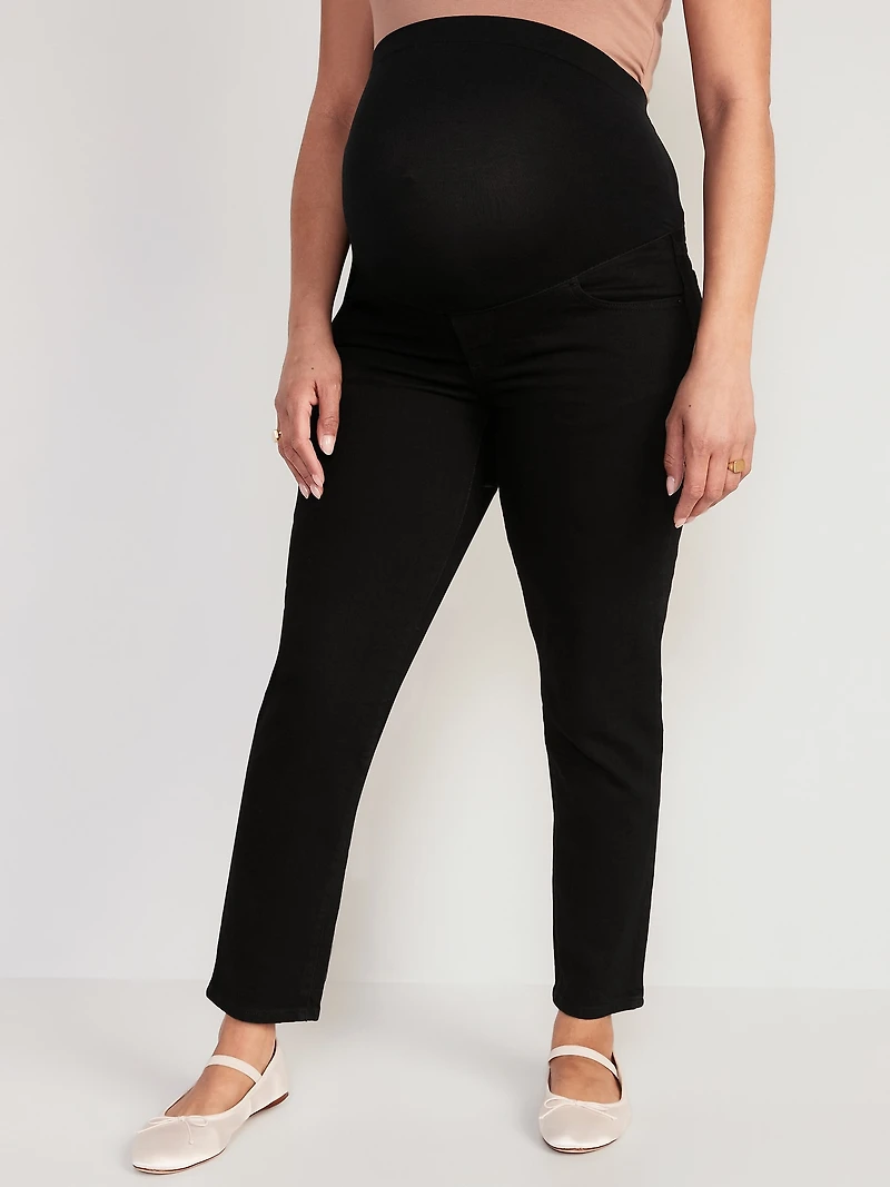 Maternity Full-Panel OG Straight Jeans