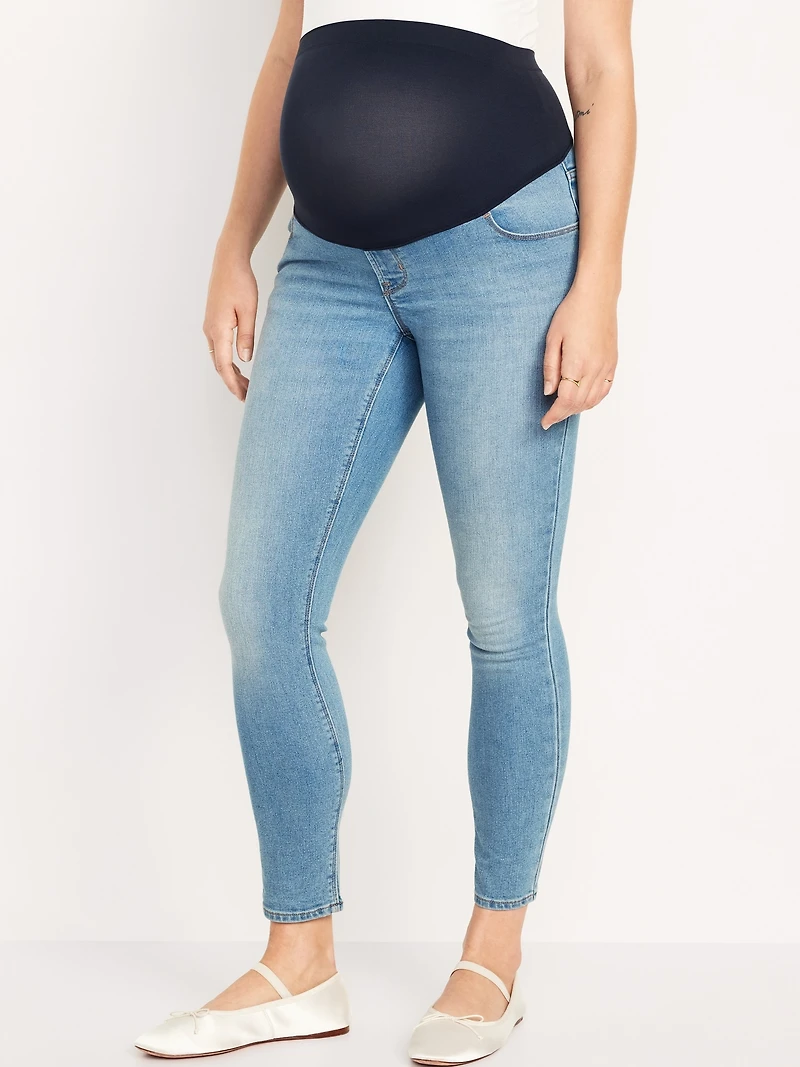 Maternity Full-Panel Skinny Jeans