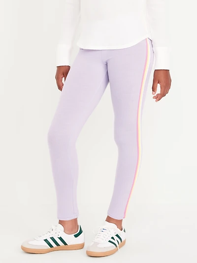 Rainbow Stripe Leggings for Girls