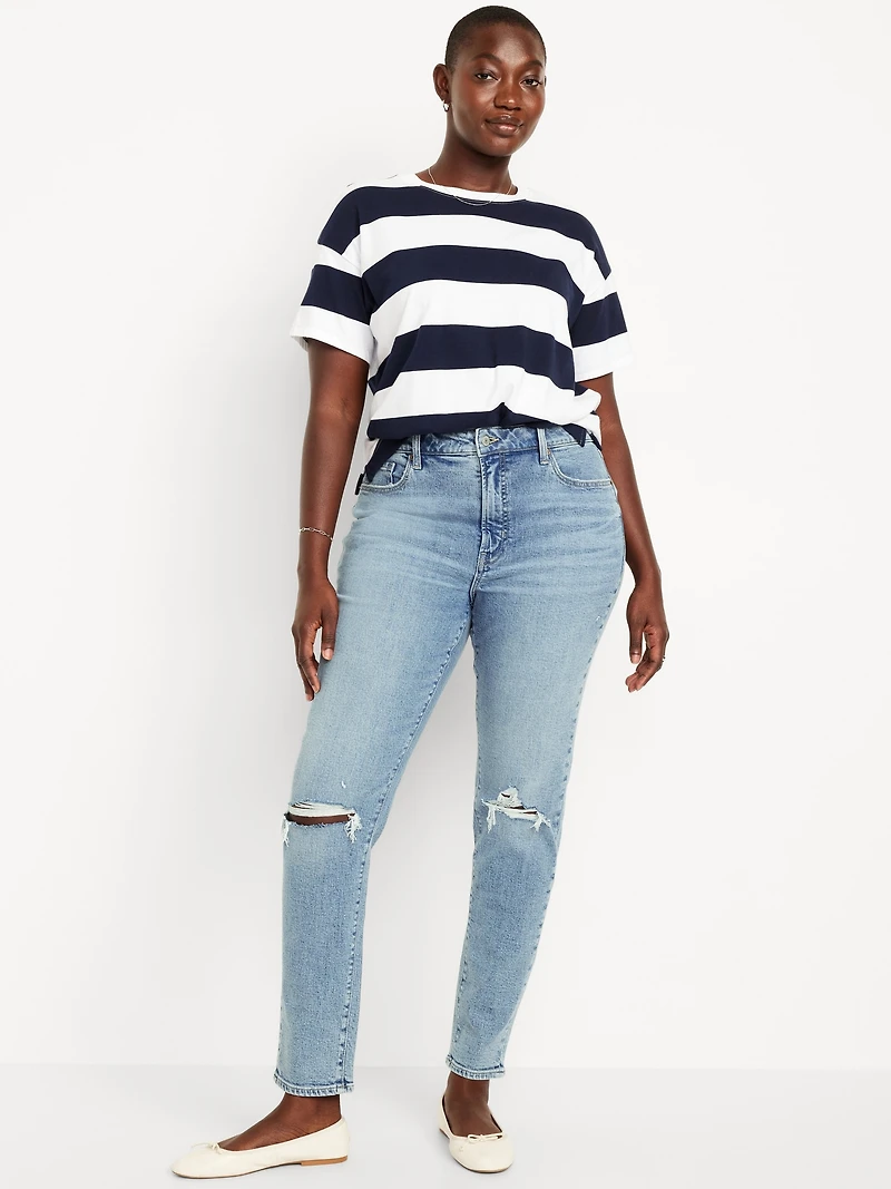 Curvy High-Waisted OG Straight Ankle Jeans