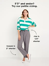 High-Waisted OGC Chino Tapered Straight Pants