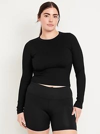 Exhale Seamless Fitted Rib T-Shirt