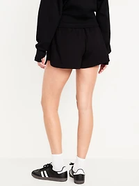 Extra High-Waisted Dynamic Fleece Sweat Shorts