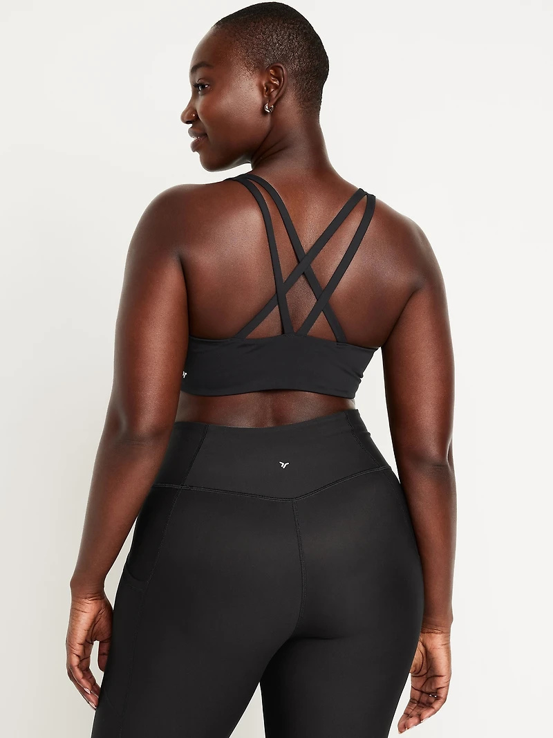 PowerSoft Molded Cup Strappy Sports Bra