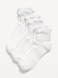 Ruffled Athletic Socks 3-Pack