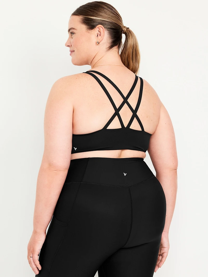 PowerSoft Molded Cup Strappy Sports Bra