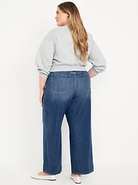 High-Waisted Baggy Wide-Leg Jeans