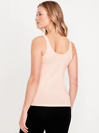 First-Layer Scoop-Neck Tank Top