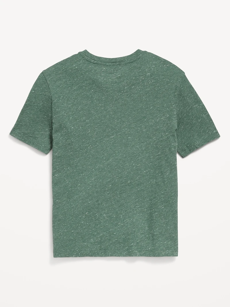 Short-Sleeve Henley T-Shirt for Boys