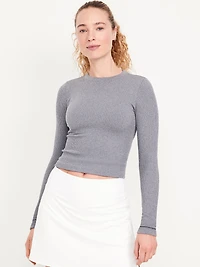 Exhale Seamless Fitted Rib T-Shirt