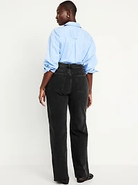 Curvy Extra High-Waisted Wide-Leg Jeans