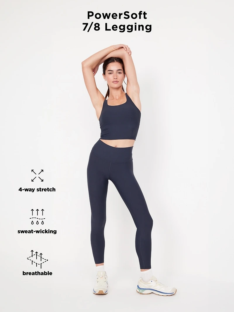 High-Waisted PowerSoft 7/8 Leggings