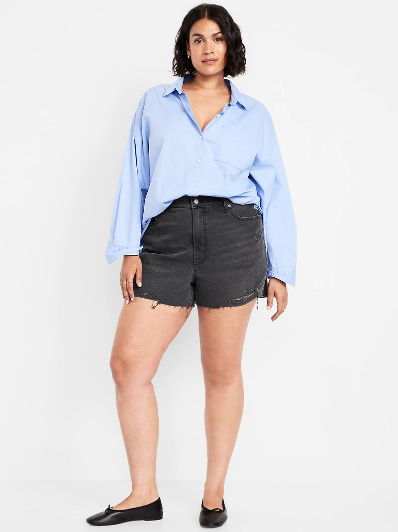 High-Waisted OG Jean Cut-Off Shorts - 3-inch inseam