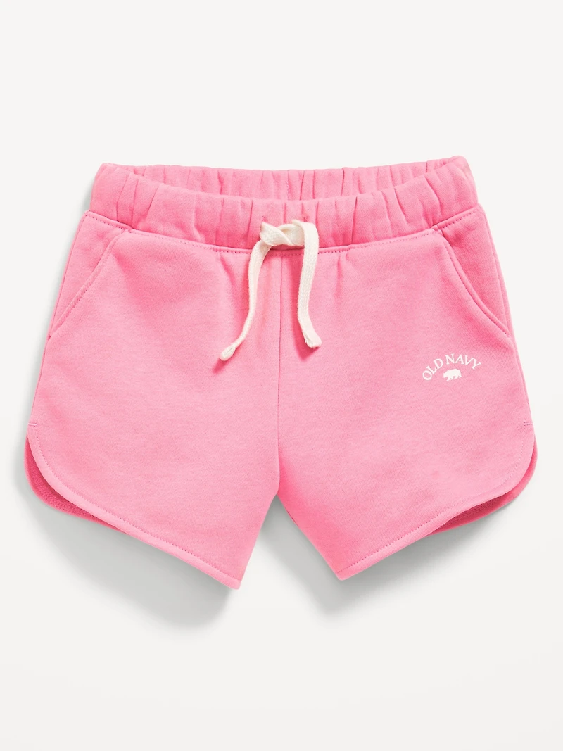 Logo-Graphic Shorts for Toddler Girls