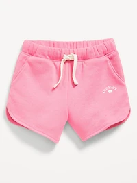 Logo-Graphic Shorts for Toddler Girls