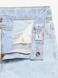 Printed High-Waisted Flare-Leg Jeans for Girls