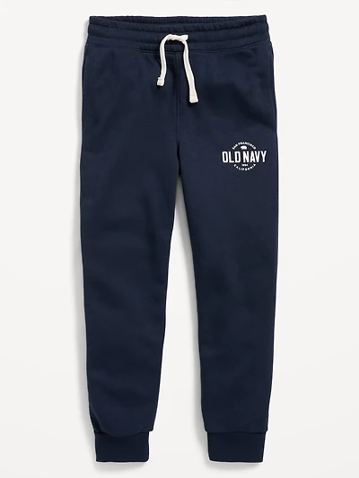 Gender-Neutral Logo-Graphic Jogger Sweatpants for Kids