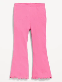 Ribbed Flare-Leg Leggings for Toddler Girls