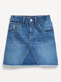 High-Waisted Jean Skirt for Girls