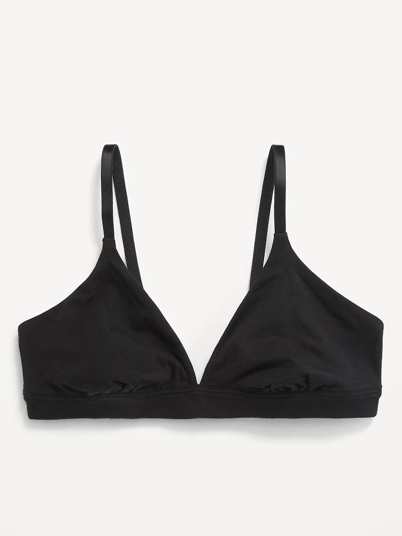 Everyday Cotton Triangle Bralette