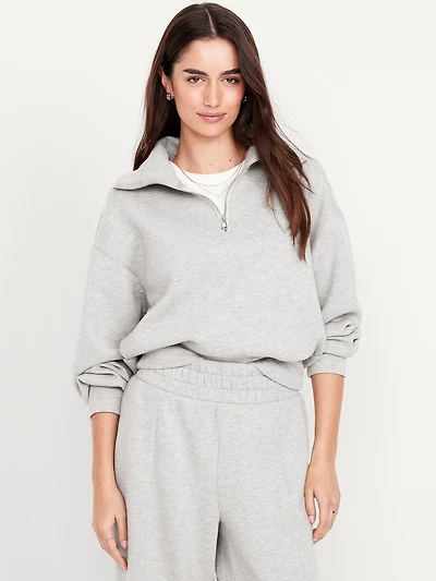 Bounce Fleece Half-Zip Pullover Sweatshirt