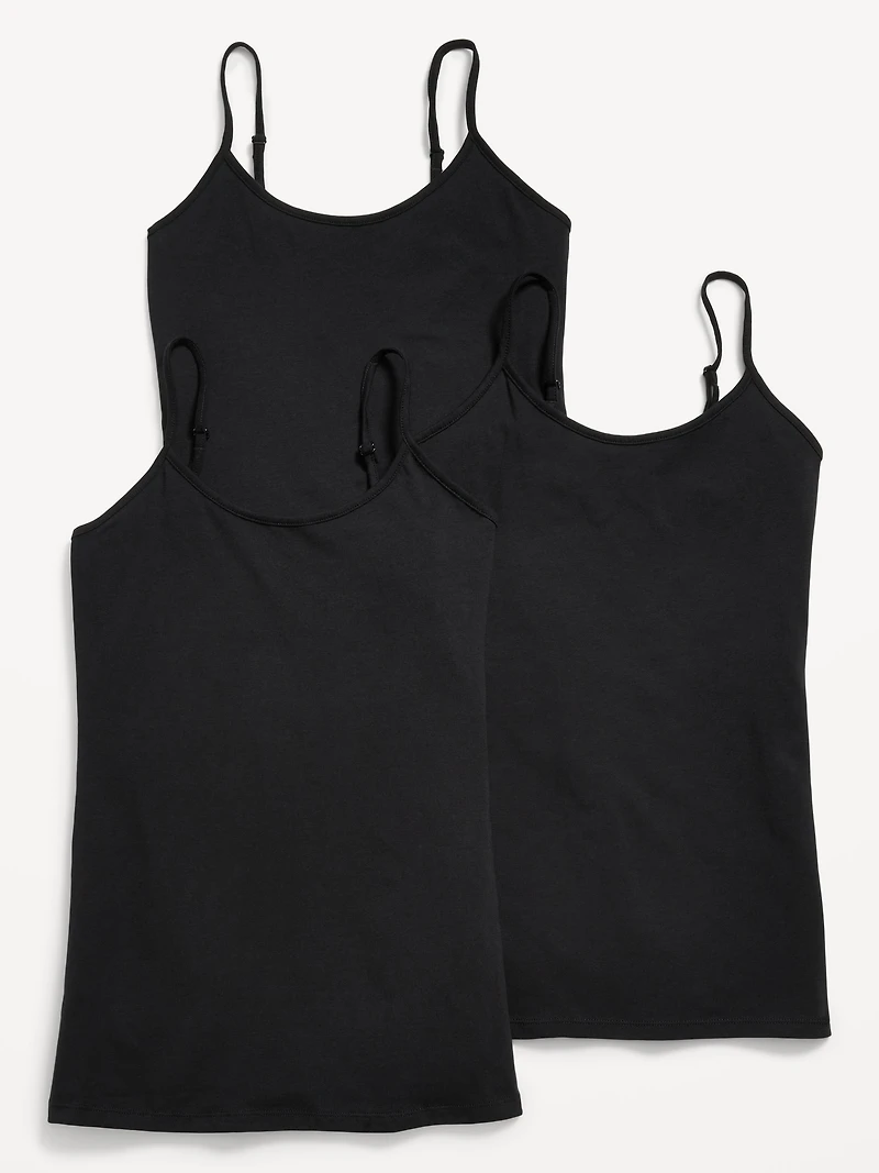 First-Layer Cami Tunic Tank Top 3-Pack