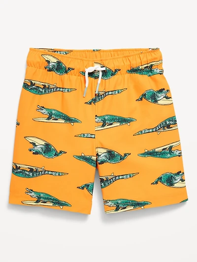Printed Swim Trunks for Toddler Boys