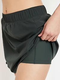Mid-Rise StretchTech Skort -- 3-inch inseam
