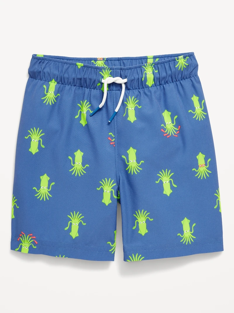 Printed Swim Trunks for Toddler Boys