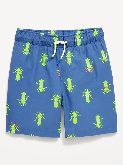 Printed Swim Trunks for Toddler Boys