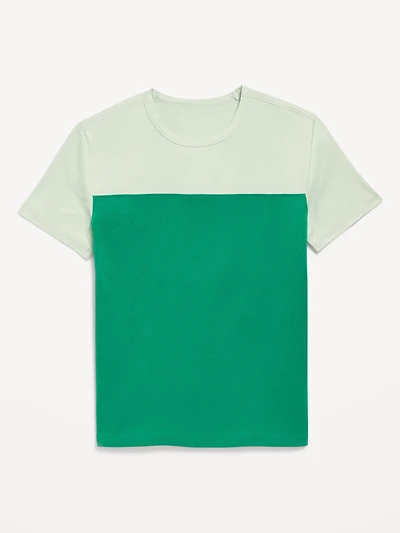 CloudMotion Color-Block Graphic T-Shirt for Boys