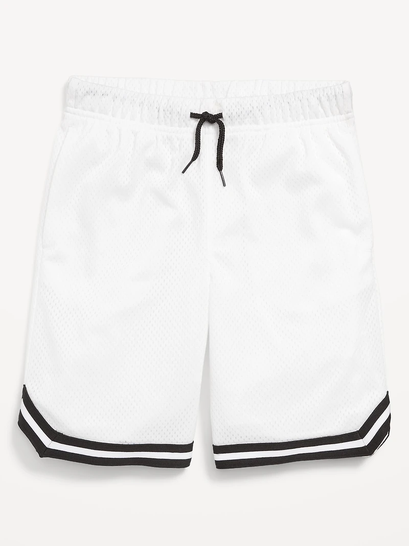Mesh Basketball Shorts for Boys (At Knee)