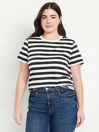 EveryWear Crew-Neck Striped T-Shirt