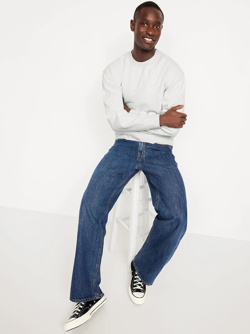 Loose Rotation Crew-Neck Sweatshirt