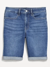 High-Waisted Wow Jean Shorts -- 9-inch inseam