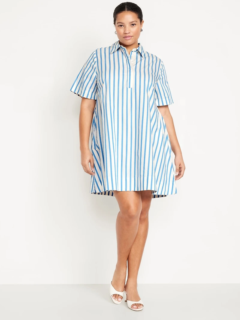 Mini Swing Shirt Dress
