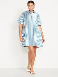 Mini Swing Shirt Dress