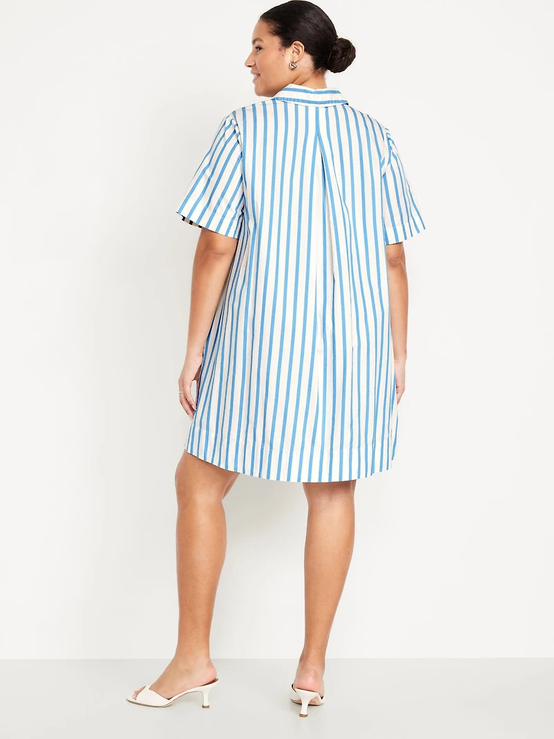 Mini Swing Shirt Dress